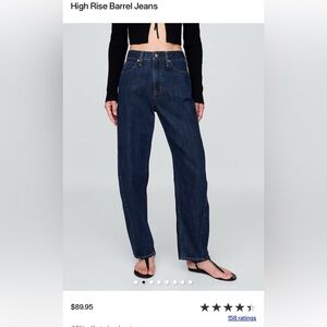 GAP Women's High Rise Jeans - Deep Blue